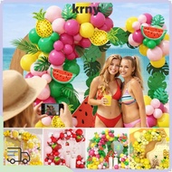 KRNY0MY Decorative Ballon Set, Strawberry Lemon Fruit Theme Ballon Arch Kit, Creative Latex Multicol