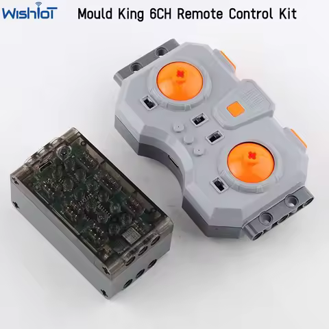 Mould King 6 Channel Remote Control 6.0 Powered Module High Power Fast Charge Support APP Control fo