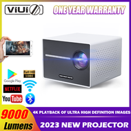 VIUIO YG290 2023 4K Projector 9000 Lumens WiFi Android 9.0  Screen for Laptop Mirror Movie Projector Wide screen Portable Mini Projector 1080P tv Projector Projector