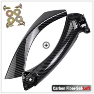 LHD RHD Quality Interior Carbon Fiber Kit Door Pull Handle With Cover Trim For BMW 3 Series E90 E91 E92 316 318 320 325