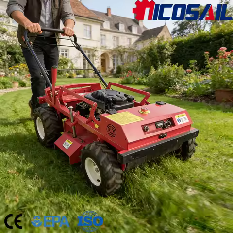 Nicosail 600mm Remote Mower CE Certified Euro 5 High Efficiency Flexible Control for Garden Slope Pa