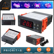 (BERKUALITAS) Thermostat Digital Pengontrol Suhu Otomastis STC 1000 Sensor / Thermostat penetas telu