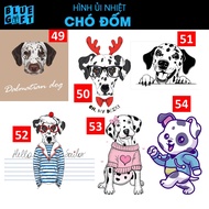 Ironed Image, Heat Pressed Image of Dalmatian Dog 9