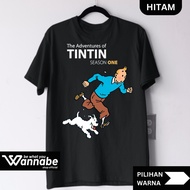 COMIC T1NT1N 53 SIZE S - 7XL ADULT BIGSIZE JUMBO PREMIUM AND CHILDREN'S T-SHIRT 2 - 13 YEARS