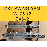 DKT SWING ARM ALLOY TAMBAH +2INCH SILVER FOR WAVE125 SR115 EX5 DREAM WAVE125S