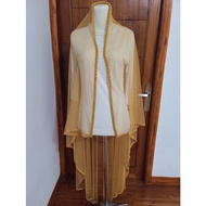 YELLOW GOLD bridal veil Bridal hijab/ Bridal veil/ Original veil hijab