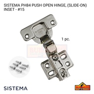 SISTEMA PH84 Push Open Hinge (Slide-on) Inset 15 - 1 PC