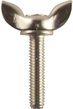TRUSCO B71-0620 Press Butterfly Bolts, Stainless Steel, Size M6 x 0.8 Inches (20 mm), Pack of 8
