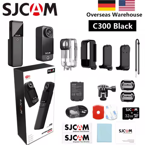 SJCAM C300 Pocket Action Camera Vlogging Combo Waterproof with Fixed Bracket Long Battery Profession