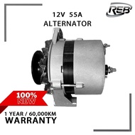 New 12V 55A Alternator for John Deere Skid Steer 250 Lawn Tractor 240, 260 JD 3029 46HP-69HP Engine 