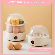 MultiFunction 2 Layer Automatic Safe Power-off  Electric Egg Cooker Egg boiler Egg Steamer Steam Egg