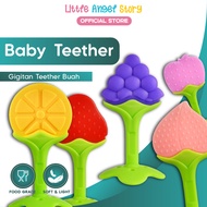LITTLE ANGEL Baby Teether Fruit Shape Baby Teether Toy Bpa Free Baby Teether Fruit Shape Soft Fruit 