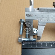 KEY CAP BOLT 12 M8X30 BOLT LENGTH 3CM 3 CM WHITE 30MM 30 MM FLANGE Bolt M8 X30 BOLT 8X30 8 X 30 PITC