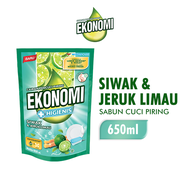 EKONOMI Sabun Cuci Piring Siwak & Jeruk Limau Pouch 650ml