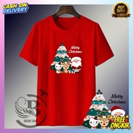 KAO Family T-Shirt for Christmas Bju Baju Buju Atadan Christmas Shirt Christmas Cool Material Casual