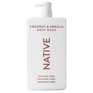 new NativeSulfateFreeBodyWashContainslyDerivedIngredients|forWomen&Men|Coconut&Vanilla,36oz 75e