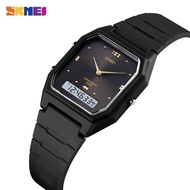 【Ready Available】SKMEI Women Digital Watches Waterproof Resistant Silicon Sport Dual Time Electronic Ladies Watch
