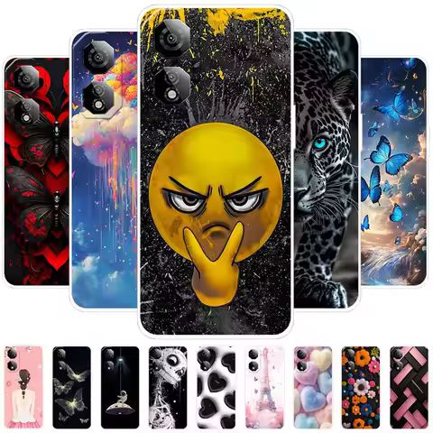 Fashion Clear Case For Nubia Neo 2 5G Transparent TPU Phone Shockproof Cover For ZTE nubia Neo2 Z235