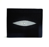 Chinatown Leatherกระเป๋าเงินหนังกระเบนต่อ (สีดำ)