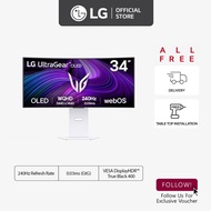 [New] LG 34GX90SA-W 34" UltraGear™ WQHD OLED Gaming Monitor | 240Hz Refresh Rate | 0.03ms (GtG)