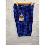 CKNY 6 Pocket Checkered Cargo Short