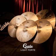 Gusta Light Forte Cymbals Set HH 14/16/18/20 inch ฉาบกลองชุด 14/16/18/20 นิ้ว Music Arms
