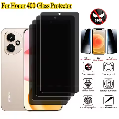 1/2/3/4Pcs Glass Tempered Protector for HUAWEI Honor 400 300 200 Lite Pro 9H Protect Privacy Anti-Sp