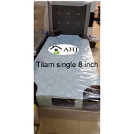 [READY STOCK] 5 / 8 INCH Single  Mattress Rubber foam direct from factory / Tilam Borong dari Kilang