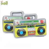 YUEJIPH Inflatable Radio Recorder  80's 90's Party Decorations Musical Carnival Party Photo Booth Pr
