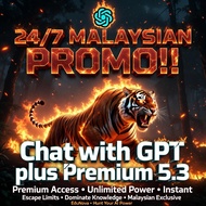24/7 MALAYSIAN PROMO Chat with GPT plus Premium 5.2