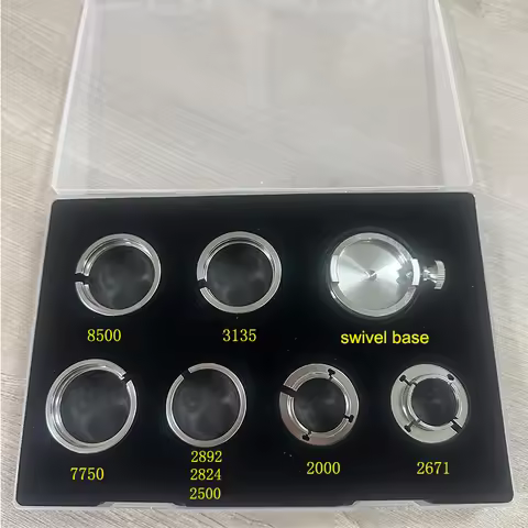 Stainless Steel Rotatable Watch Movement Seat Holder Tool For ETA 2824/2671/7750/2000/8500/3100/3135