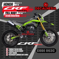Decal Sticker Full Body Motorcycle Honda CRF 150 L Accessories Modification Variation - Sticker CRF 
