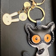 蒙面俠黑貓-皮革掛飾