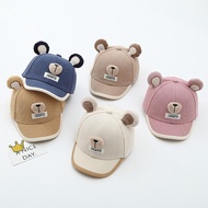 Children's Autumn Baseball Caps 3D Cartoon Boys Girls Cute Hats Suitable For 1-4 Years Kids