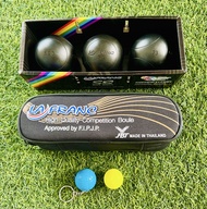 เปตอง FBT LAFRANC SB Soft Black (ลูกเปตองสีดำ) น้ำหนัก 690 กรัม ขนาด 73 มิล แบบลาย 04 (ชุด 3 ลูก +ล