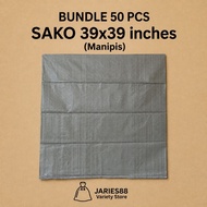 BUNDLE 50 PCS Sack/Sako 39x39 Inches Manipis PP Woven Bag