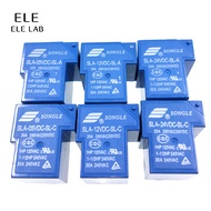 ‌SLA Relay 05VDC 09VDC 12VDC 24VDC 48VDC 30A Power Relay with 4Pin 5Pin 6Pin for High-Current Switch