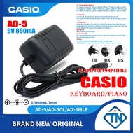 9V 850mA AD-5 AD-5MR Power Supply Adapter for Casio CT-310 CT-360 CT-400 CT-410 CT-420 CT-430 Keyboa