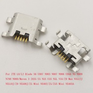 10-50Pcs USB Connector Plug For ZTE L8 L2 Blade S6 N5 Maven 3 U5 N5S U5S N5L V5S Z9 Max Z5 Z5S Mini 