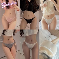 Babybra_shop กางเกในสาวญี่ปุ่น เซ็กซี่ กางเกงในผู้หญิง เอวต่ำ ลูกไม้ ระบายอากาศ  ผ้าฝ้าย CBi19