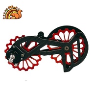 Road Bike Rear Derailleur for  Red10S 11S/RivaL 10S 11S/Force 10S 11S Carbon Fiber 17T Pulley Derail