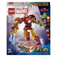 LEGO Marvel Iron Man Mech vs. Ultron 76307 101 Pieces Building Toy with Iron Man & Ultron Minifigure