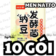 [10 gói]men làm natto tại nhà đậu nành lên men 2g đậu tương lên men