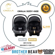 Crolla Ezzy I-Size for Newborn (87cm) R129- Pebble Grey/ Mystic Gold 1 year warranty | BROTHER BEAR®