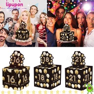 LIPUPON Birthday Money Box, Birthday  16th 18th 21st Cash Pull Gift Boxs, Fuuny Paper Happy Birthday