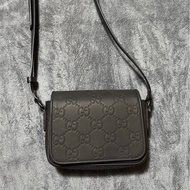 Gucci mini bag 男士包 黑色