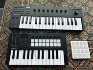 Novation Launchkey Mini MK3 + Native Instruments Komplete Kontrol M32 + Drumpad