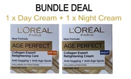 [Bundle Deal] LOreal Loreal Paris Age Perfect 50+ Collagen Expert Retightening - Day / Night Cream 5