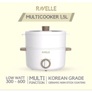RAVELLE MULTICOOKER 1.5 LTR - MULTIPURPOSE ELECTRIC PAN