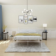 Nordic B & B Hotel Apartment Iron Art Bed Single Iron Frame Bed Anchor Bedroom Simple 1.5m Double Ir